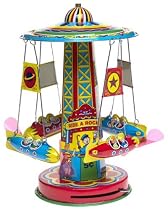 Rocket Ride Carousel Classic Tin Toy Schylling