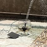 Solar Panel Power Submersible Fountain Pond Water Pum