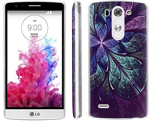 [ArmorXtreme] Phone Case for LG [G3 VIGOR][D725] / [G3 MINI] / [G3 BEAT] [5 inch Screen] [Clear] [Ultra Slim Cover Case] - [Vibrant Color Leaf]