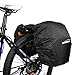 Ibera Bicycle PakRak Clip-On Quick-Release All Weather Panniers (Pair), Includes Rain Cover