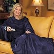 Snuggie- Luxury MicroPlush- Dark Blue- The Blanket with Sleeves