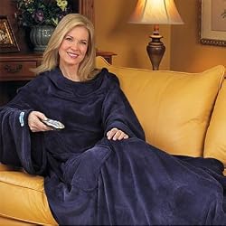 Snuggie- Luxury MicroPlush- Dark Blue- The Blanket with Sleeves