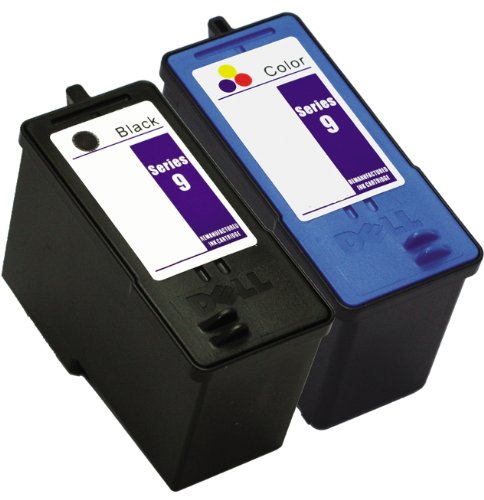 E-Z Ink (TM) Remanufactured Ink Cartridge Replacement For Dell Series 9 MK992 MK993 High Yield (1 Black, 1 Color) Compatible With Dell V305 V305w 926 Printer