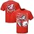 Kevin Harvick #4 Budweiser NASCAR Adult Speedbolt T-Shirt-Red