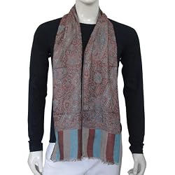 Clothing from India Accessory for Men Scarf Pashmina 12 x 60 inches