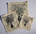 Blue Lotus Set of Small, Medium & Large Produce Bags - Grains