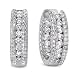 S. Kashi & Sons E7671WG White Gold Huggie Earring - 14KWwhite-gold