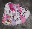 Hello Kitty Girls No Show Socks 5 Pair
