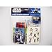 Star wars 32-teiliges Schreibset - 8 Tatoo Bögen, 8 Notizblöcke, 8 Bleistifte, 8 Stickerbögen