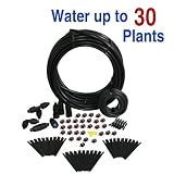 Deluxe Gravity Feed Drip Irrigation Kit for Clean Water