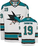 Joe Thornton San Jose Sharks -White- Premier NHLPA Jersey - Large