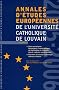 Annales d'�tudes europ�ennes de l'Universit� catholique de Louvain : Volume 8, Union europ�enne : dynamiques d'union politique, de l�gitimation et ... d'actualit� �conomique externe et interne