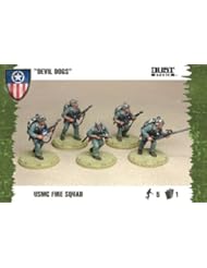 Dust Tactics: Allies USMC Fire Squad "Devil Dogs"