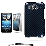 Premium Blue Racing Carbon Fiber Design Cover / 2 Piece Snap On Crystal Pro ....