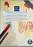 Art Deco Fashion Designs, Coloring Sheets, Art for Everyone, Artists Loft