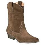 Women's Mossimo Supply Co. Kenna Suede Cowboy Boots - Brown