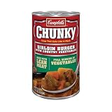 Campbell's Chunky Sirloin Burger Easy Open, 18.8-Ounce Cans (Pack of 12)