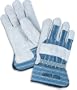 Wells Lamont 224 White Mule Leather Gloves, Large