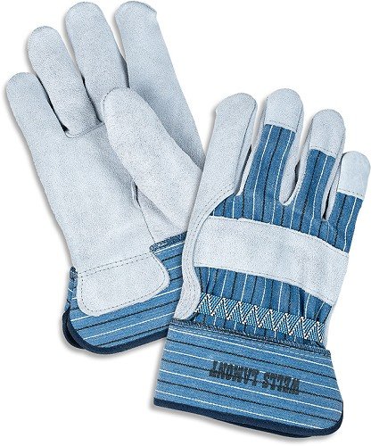 Wells Lamont 224 White Mule Leather Gloves, Large On Sale