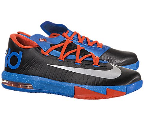 Nike KD VI (6) LAM Kids Shoes Total Orange 599477-800