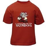 Arkansas Razorbacks Cardinal Toddler I Wanna Play T-shirt