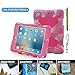 Aceguarder Apple Ipad Mini 1&2&3 Case Rainproof Shockproof Kids Proof Case for Ipad Mini 2 Mini 1&2 (PINK CAMO-PINK)