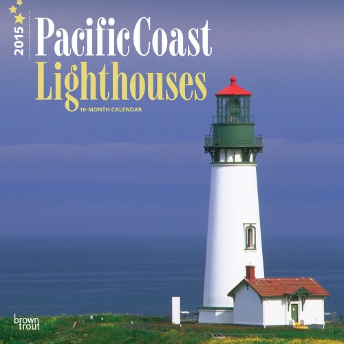 Lighthouses, Pacific Coast 2015 Square 12x12 (Multilingual Edition)
