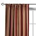 Home Chenille Window Panel - Red/Gold