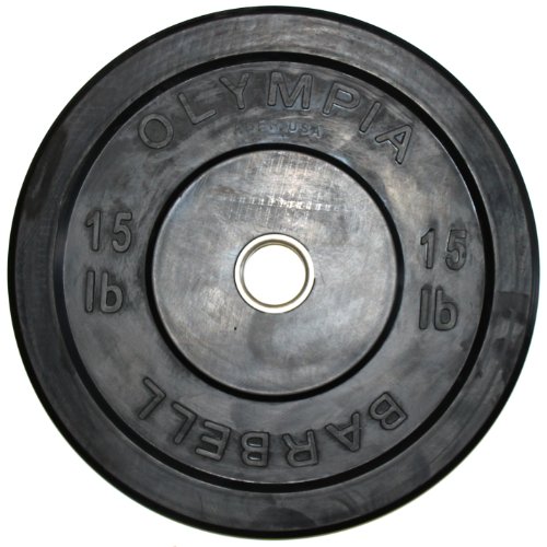 25 Pound Solid Rubber Bumper Plates Pair