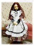 (ミルキーアンジェ) milky ange クラシック アメリカン メイド キャロライン ロング メイド服 SD DD オビツ 60cm BJD用ドレス saleイメージ