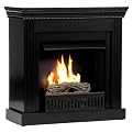 Black Walter Petite Gel Fireplace