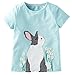 Fiream Girls' Cute Cartoon Print T-shirt