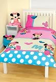 Character World Minnie Mouse Spots Rotary Duvet Set, Single