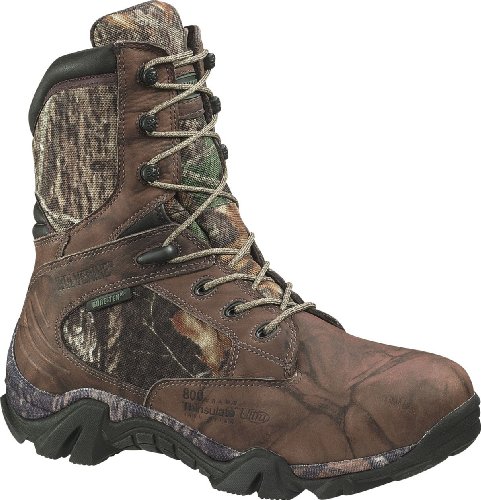 Wolverine Mens Impala Hunting Brown/mossy Oak Leather Boot 9.5 EW US