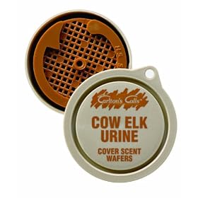 Click here to buy Hunters Specialties Cow Elk Urine Scent Wafers.