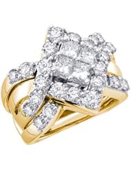 3.0CT-DIA INVISIBLE BRIDAL SET