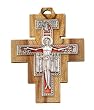 Saint Damiano Wall Crucifix - Sterling Silver - IMPORTED FROM ITALY