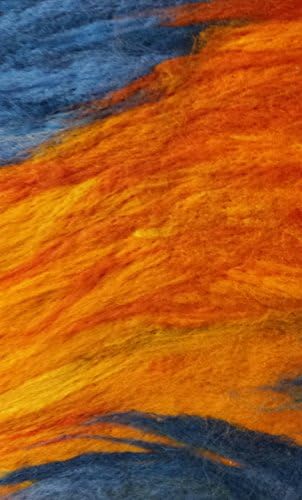 Aroma Therapy Abstract Wall Art in Blue and Orange