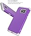 Galaxy Note 7 case, Kaptron Galaxy Note 7 - Double Tone Dual Layer Hybrid Defender Case for Samsung Galaxy Note 7 (Purple + Grey)