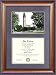 University of Detroit, Mercy (UDM) Document Frame with Campus Lithograph