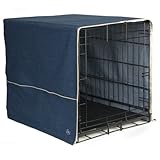 Pet Dreams 42 by 28-Inch Classic Crate Cover, X-Large, Denim