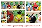 51bm8z1CgaL. SL160  Unique Angry Birds Set of 10 Angry Birds and Angry Pigs 2 to 3 Bath Toys Play Set