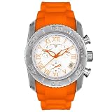 Swiss Legend Mens The Commander Collection Orange Band Chronograph Watch #SL-30011-77