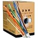 CAT5E, 350 MHz, UTP, 24AWG, 8C Solid Pure Copper, Plenum, 1000ft, White, Bulk Ethernet Cable CAT5E, 350 MHz, UTP, 24AWG, 8C Solid Pure Copper, Plenum, 1000ft, White, Bulk Ethernet Cable