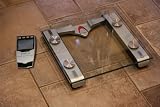 HemingWeigh Digital Bathroom Scale with Body Fat Monitor, Hydration Monitor and Wireless LCD screen for In-Hand Display