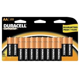Duracell Batteries: Coppertop AA or AAA (20-count) $7.72