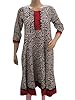 Bohemian Yoga Tunic Dress India Clothing Embroidered Cotton Kurta S