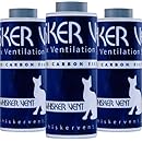 Whisker Vent Odorless Litter Box Accessory, Active Carbon Filter Pack