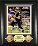 Highland Mint PHOTO4178K New Orleans Saints Drew Brees 2011 Records Photo Mint