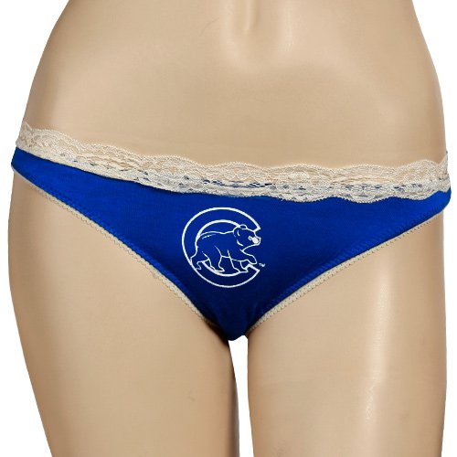 Chicago Cubs Women's Blue Super Soft Thong